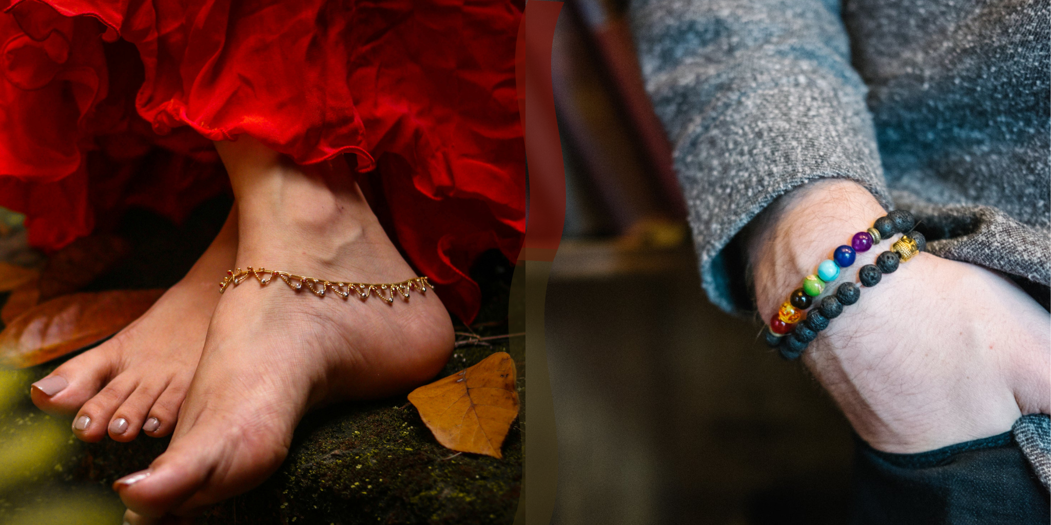 Bracelets and anklets for women and men β charm bracelets, chain anklets, and layered jewelry