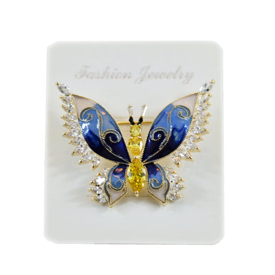 Butterfly-shaped jewelry on a white card with 'Fashion Jewelry' text