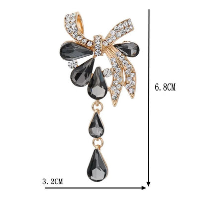 🧚 Crystal Opal Wings Fairy Brooch – Elegant Enamel Angel Pin for Women