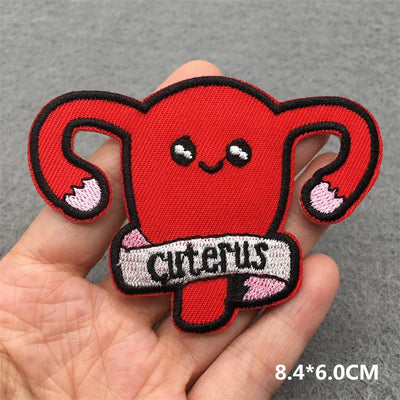 ☠️ Punk Iron-On Embroidered Patch – DIY Appliqué for Jackets, Jeans, Bags & Hats (Single)