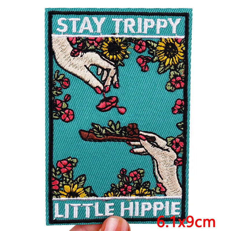 🃏 Tarot Cat Patch — Funny Iron-On Embroidered Badge