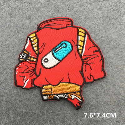 ☠️ Punk Iron-On Embroidered Patch – DIY Appliqué for Jackets, Jeans, Bags & Hats (Single)