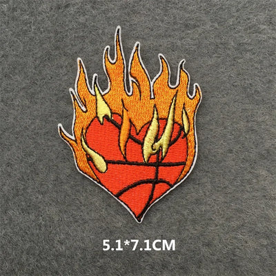 ☠️ Punk Iron-On Embroidered Patch – DIY Appliqué for Jackets, Jeans, Bags & Hats (Single)